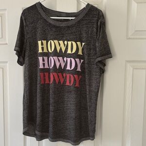 Howdy Graphic Tee - Multi Color XL
